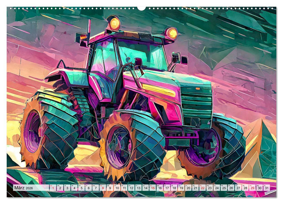 Motoren-Panorama (CALVENDO Wandkalender 2026)