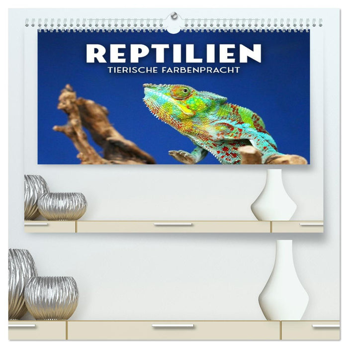 Reptilien - Tierische Farbenpracht (CALVENDO Premium Wandkalender 2026)