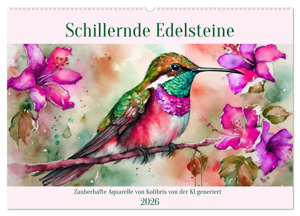 Schillernde Edelsteine (CALVENDO Wandkalender 2026)