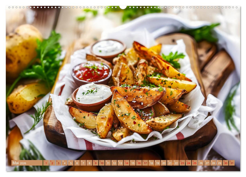 Alles Kartoffel oder was?! - Gerichte aus der Kartoffelwelt (CALVENDO Premium Wandkalender 2026)