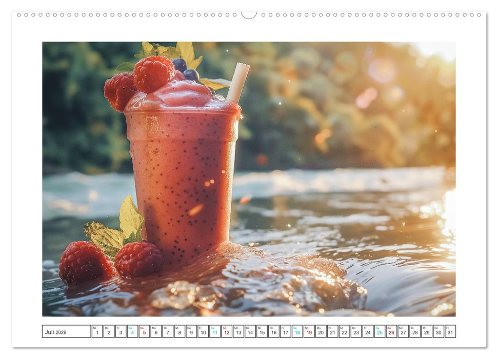 Leckere Smoothies (CALVENDO Premium Wandkalender 2026)