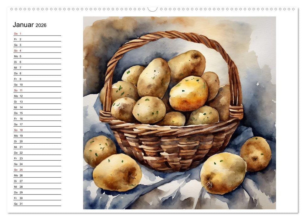 Frische Ernte (CALVENDO Premium Wandkalender 2026)