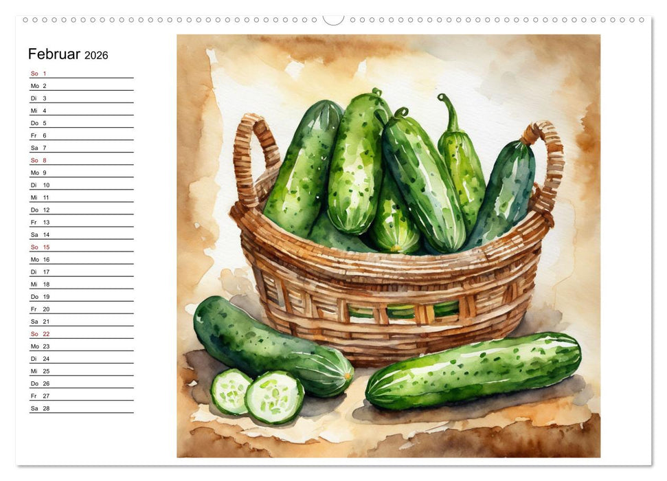 Frische Ernte (CALVENDO Premium Wandkalender 2026)