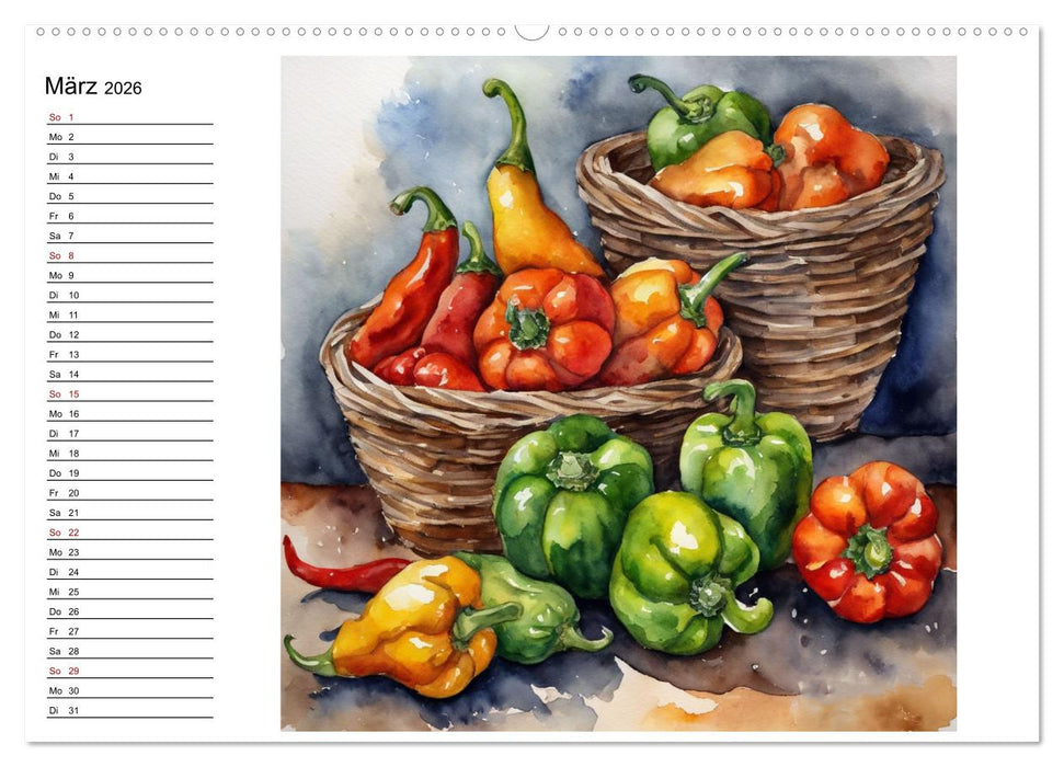 Frische Ernte (CALVENDO Premium Wandkalender 2026)