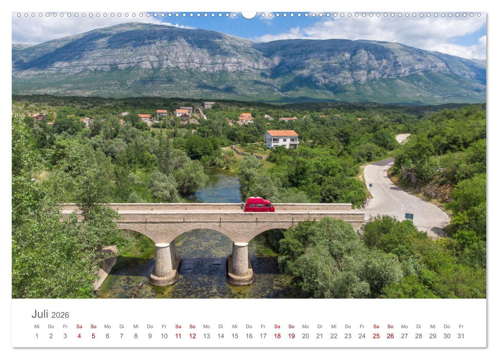 Abenteuer Wohnmobil - Camping, Vanlife, Roadtrips (CALVENDO Premium Wandkalender 2026)