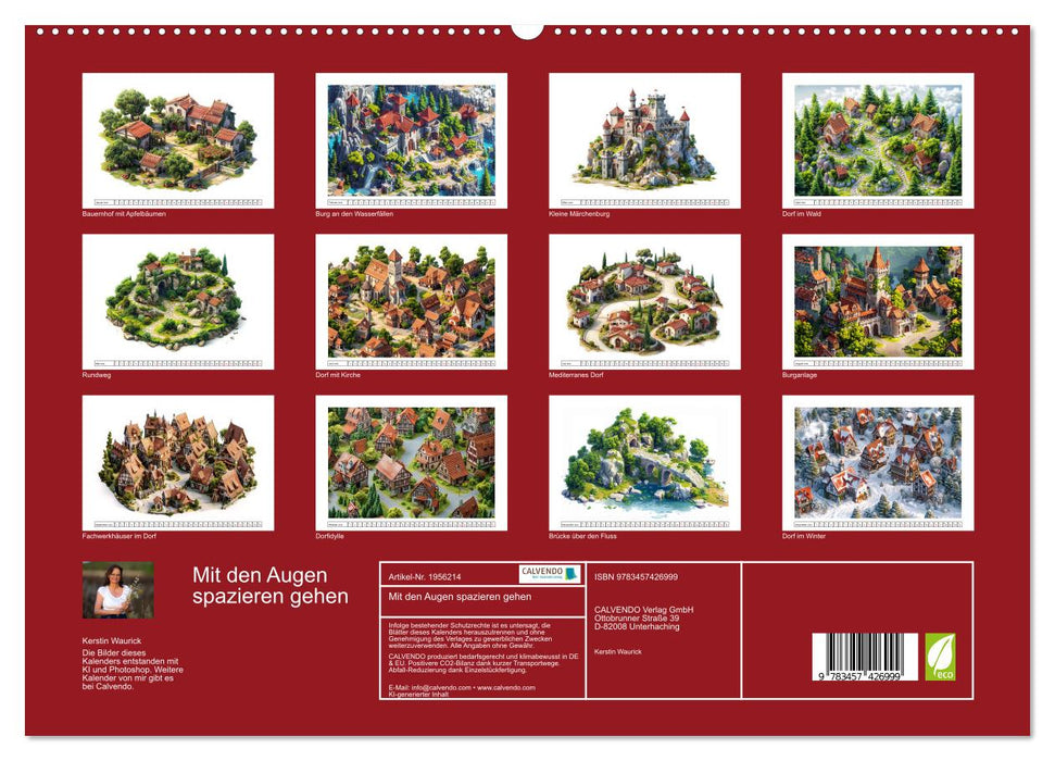 Mit den Augen spazieren gehen (CALVENDO Premium Wandkalender 2026)