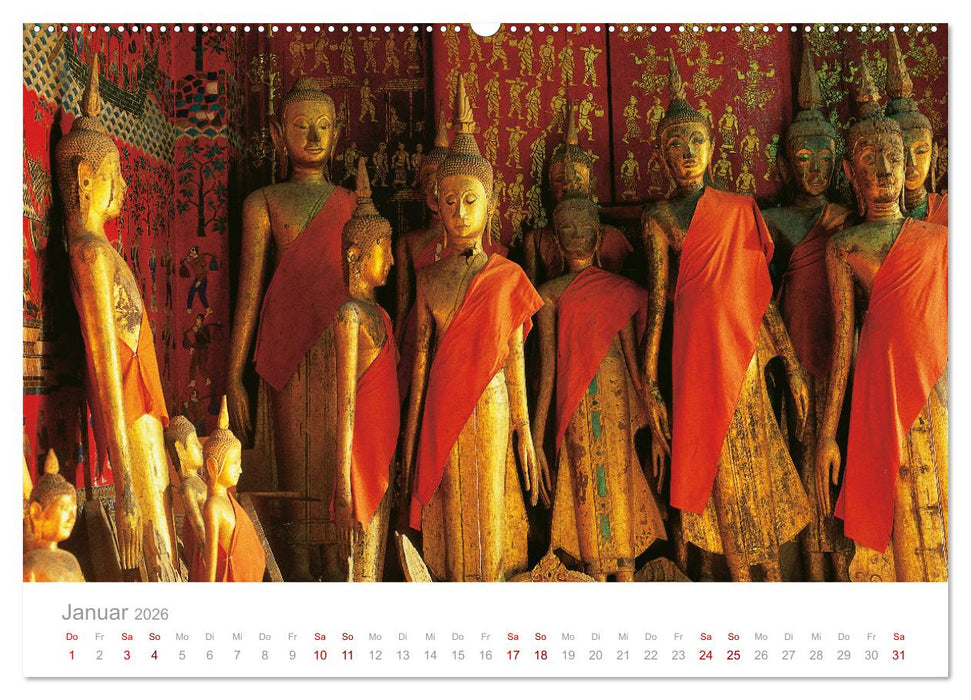 BUDDHA - Im Reich der Achtsamkeit (CALVENDO Premium Wandkalender 2026)