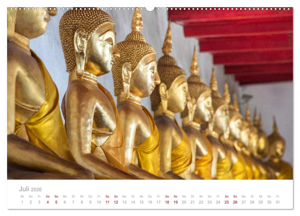BUDDHA - Im Reich der Achtsamkeit (CALVENDO Premium Wandkalender 2026)