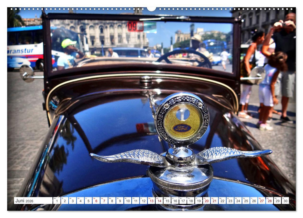 Taxi Veteranen - Kubas älteste Taxis (CALVENDO Premium Wandkalender 2026)