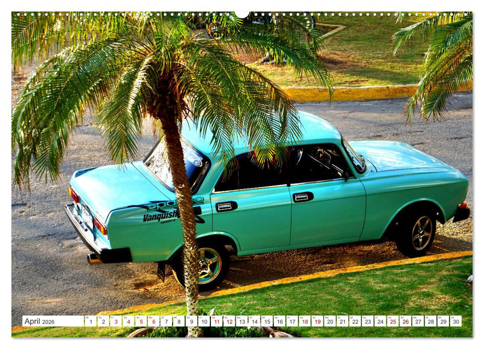 Moskwitsch-2140 - Ein Moskowiter auf Kuba (CALVENDO Wandkalender 2026)