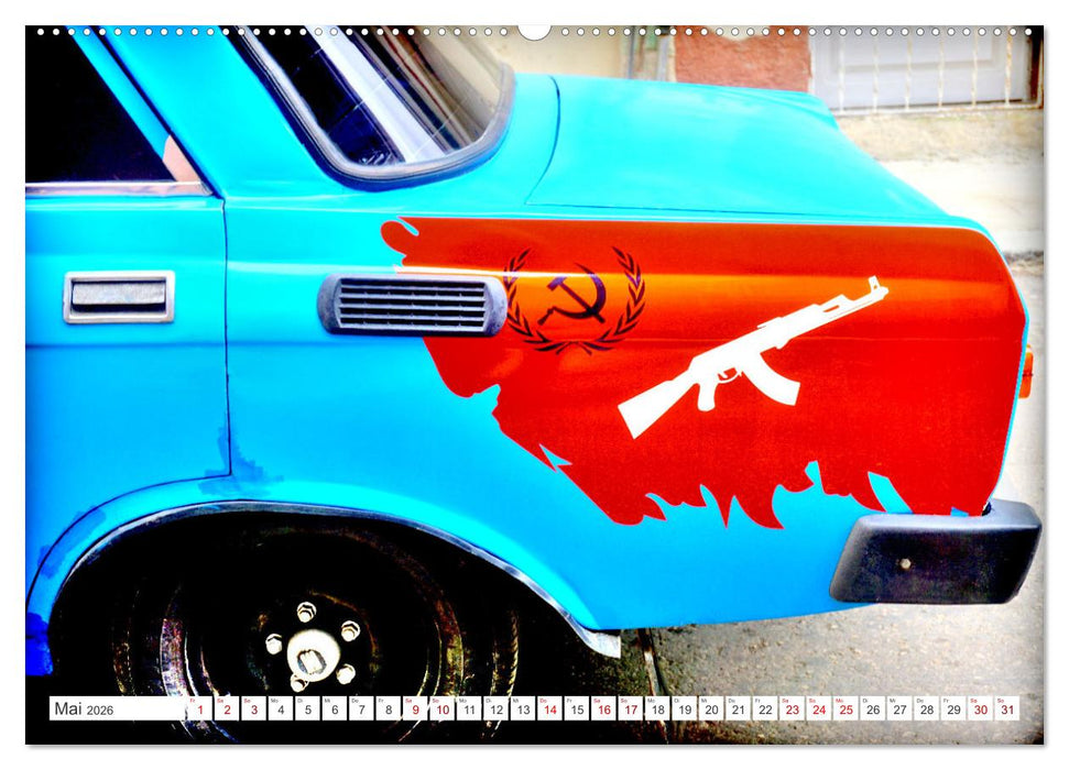 Moskwitsch-2140 - Ein Moskowiter auf Kuba (CALVENDO Wandkalender 2026)