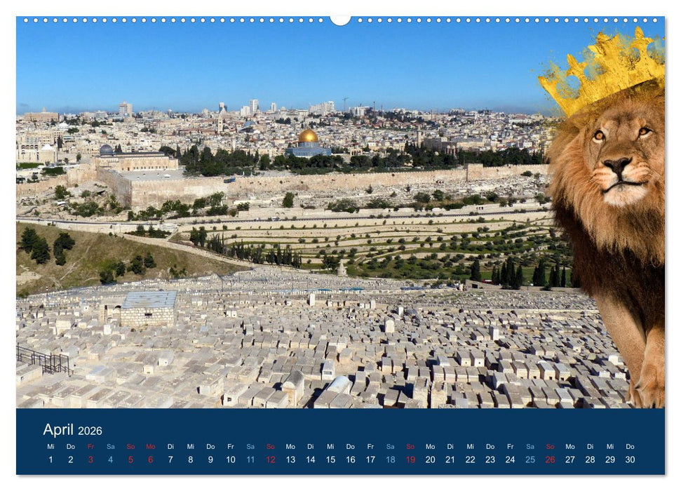 Geliebtes Jerusalem (CALVENDO Premium Wandkalender 2026)