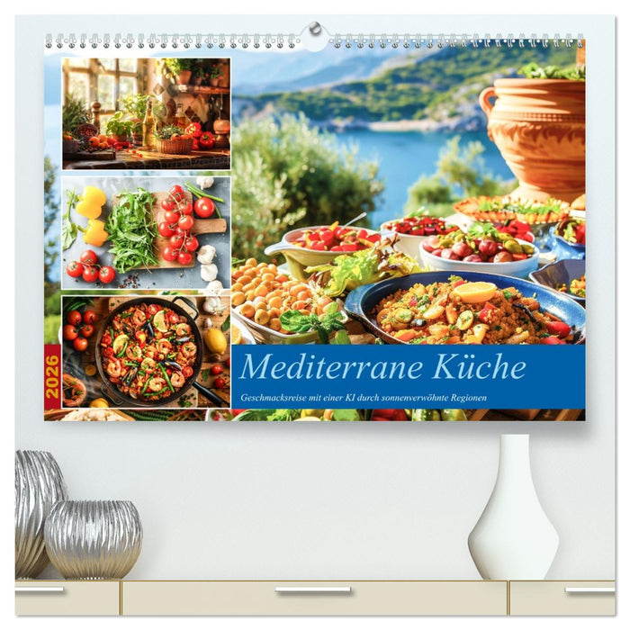 Mediterrane Küche (CALVENDO Premium Wandkalender 2026)