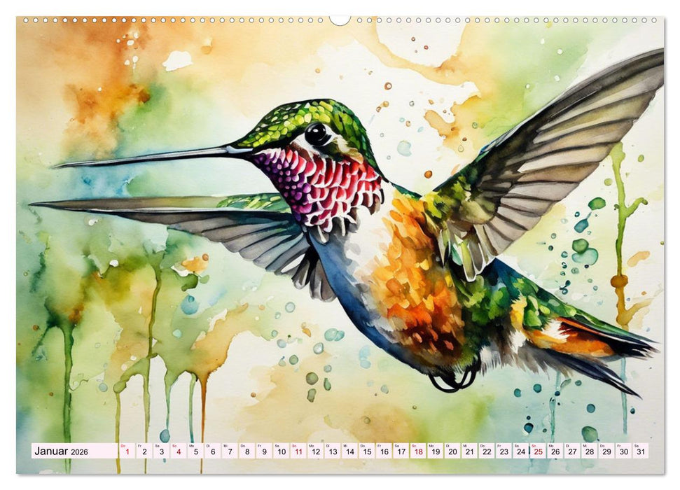 Schillernde Edelsteine (CALVENDO Premium Wandkalender 2026)