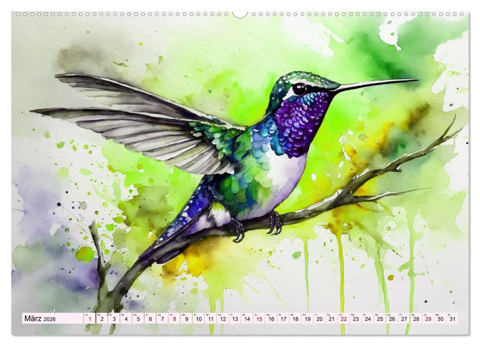 Schillernde Edelsteine (CALVENDO Premium Wandkalender 2026)