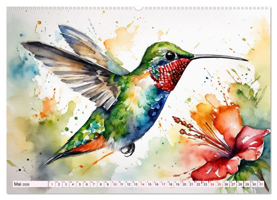 Schillernde Edelsteine (CALVENDO Premium Wandkalender 2026)