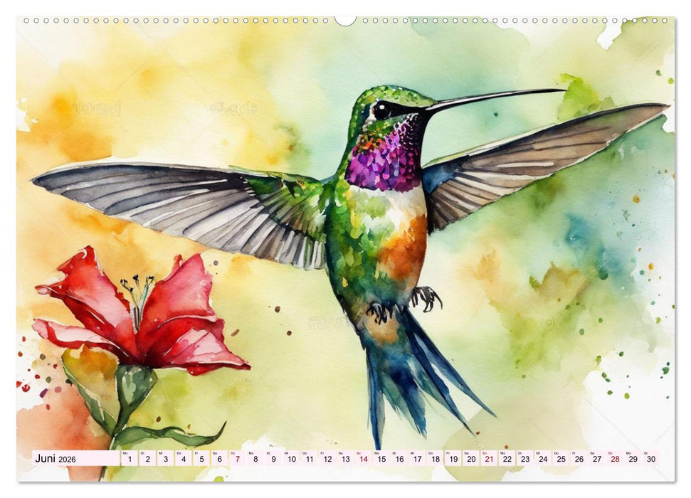 Schillernde Edelsteine (CALVENDO Premium Wandkalender 2026)