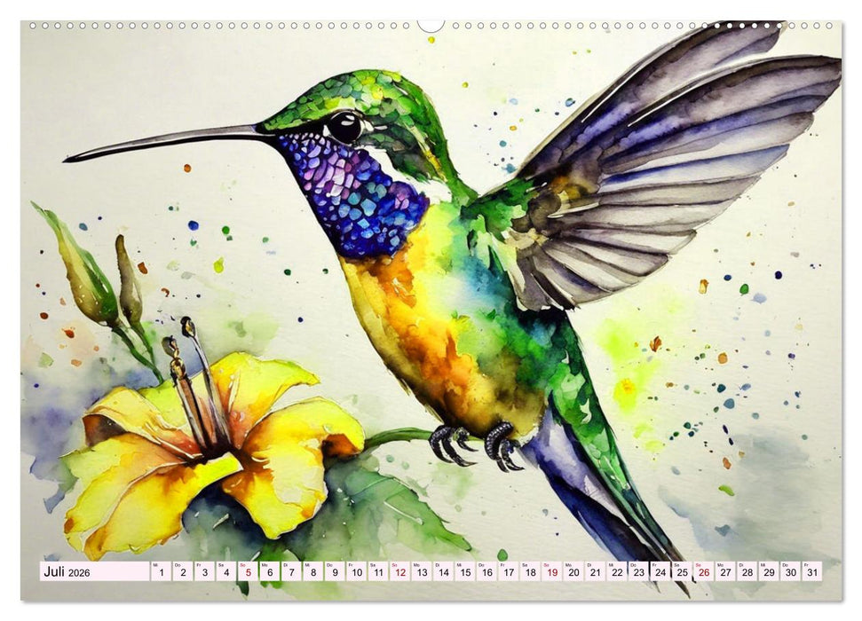 Schillernde Edelsteine (CALVENDO Premium Wandkalender 2026)