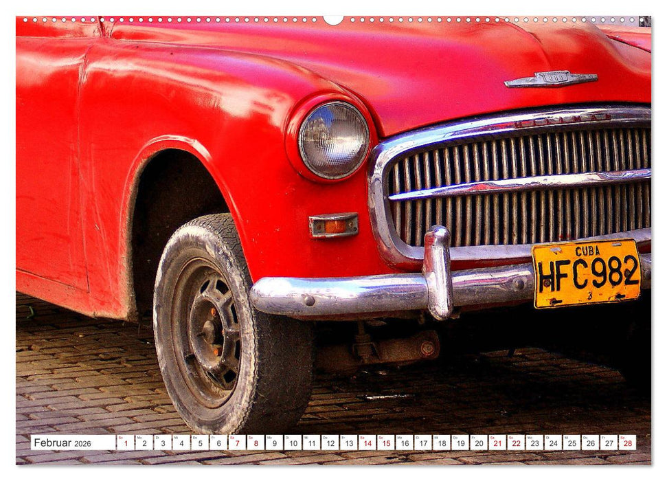 Auto-Legende Hillman - Eine britische Traditionsmarke in Kuba (CALVENDO Premium Wandkalender 2026)