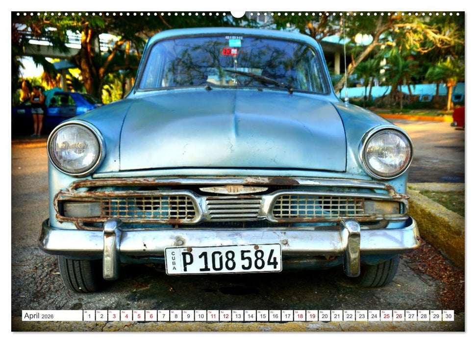 Auto-Legende Hillman - Eine britische Traditionsmarke in Kuba (CALVENDO Premium Wandkalender 2026)
