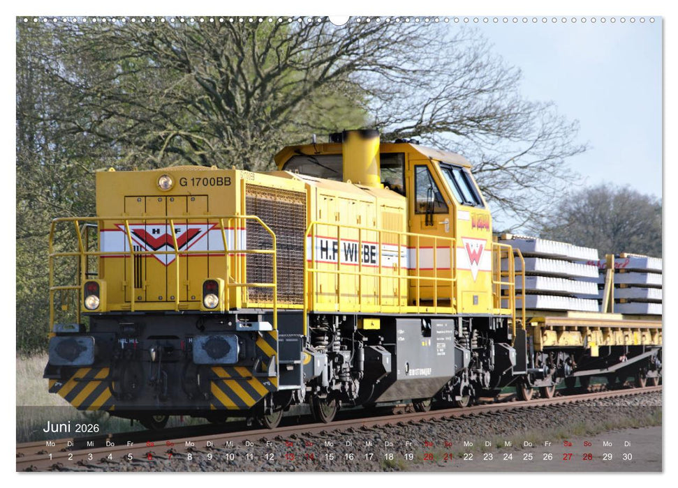 Diesel-Loks (CALVENDO Premium Wandkalender 2026)