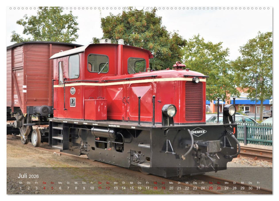 Diesel-Loks (CALVENDO Premium Wandkalender 2026)