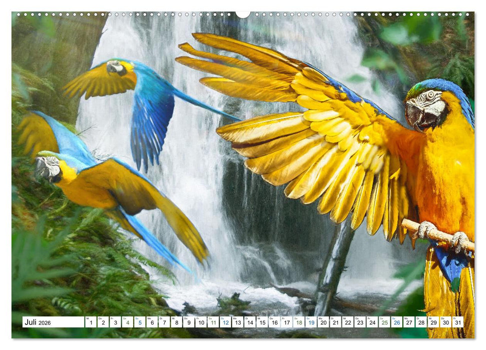 Humor im Dschungel (CALVENDO Premium Wandkalender 2026)