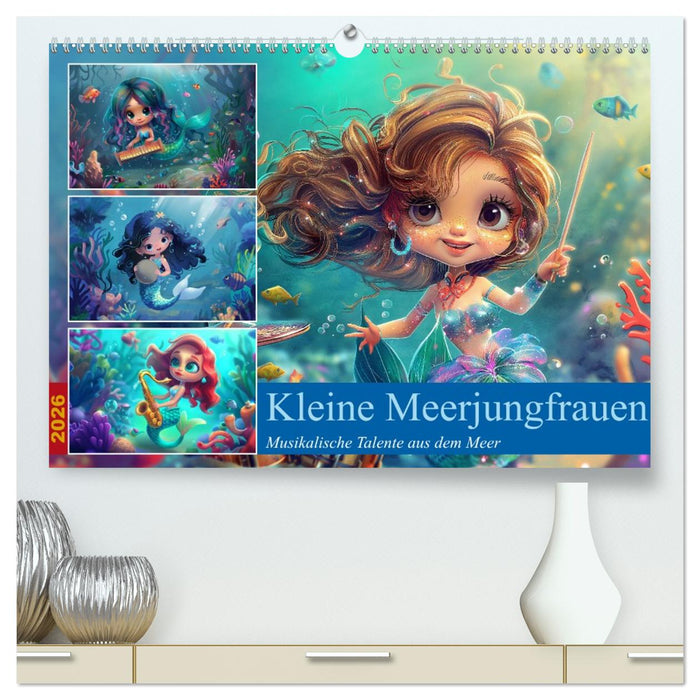 Kleine Meerjungfrauen (CALVENDO Premium Wandkalender 2026)