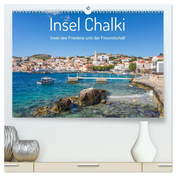 Insel Chalki (CALVENDO Premium Wandkalender 2026)
