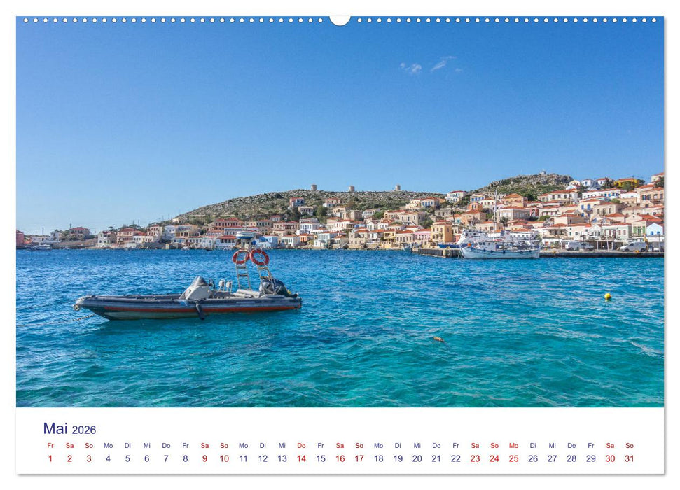 Insel Chalki (CALVENDO Premium Wandkalender 2026)
