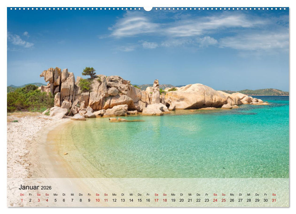 Wunderbares Sardinien (CALVENDO Premium Wandkalender 2026)