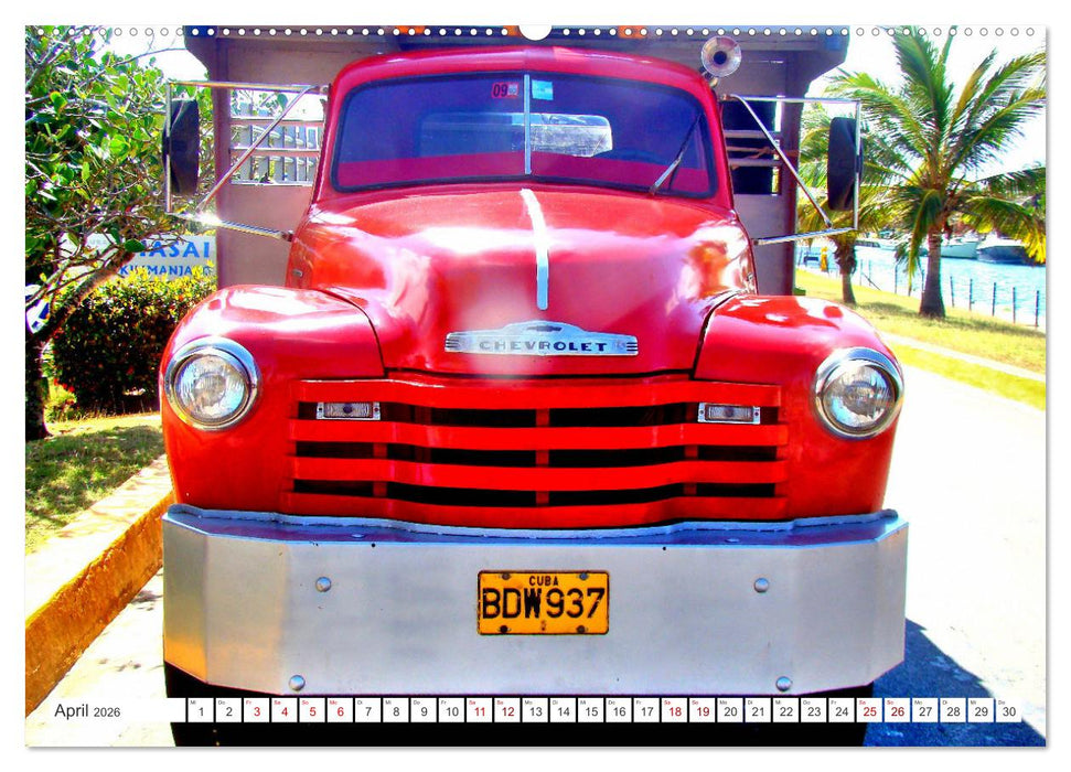 CHEVY POWER - Amerikanische Pickup Trucks in Kuba (CALVENDO Premium Wandkalender 2026)