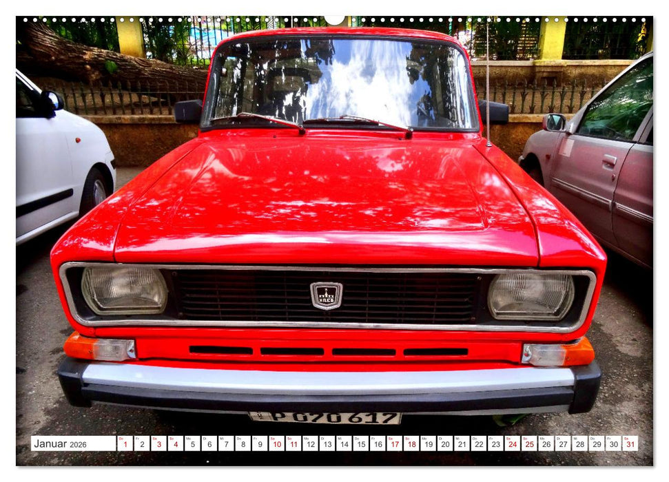 Moskwitsch-2140 - Ein Moskowiter auf Kuba (CALVENDO Premium Wandkalender 2026)