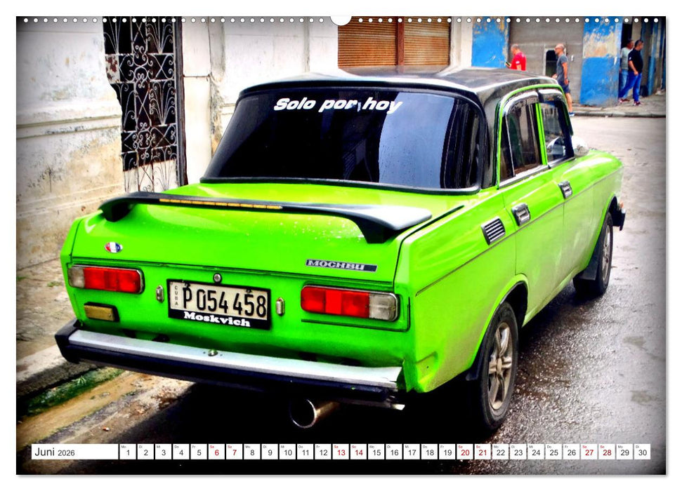 Moskwitsch-2140 - Ein Moskowiter auf Kuba (CALVENDO Premium Wandkalender 2026)