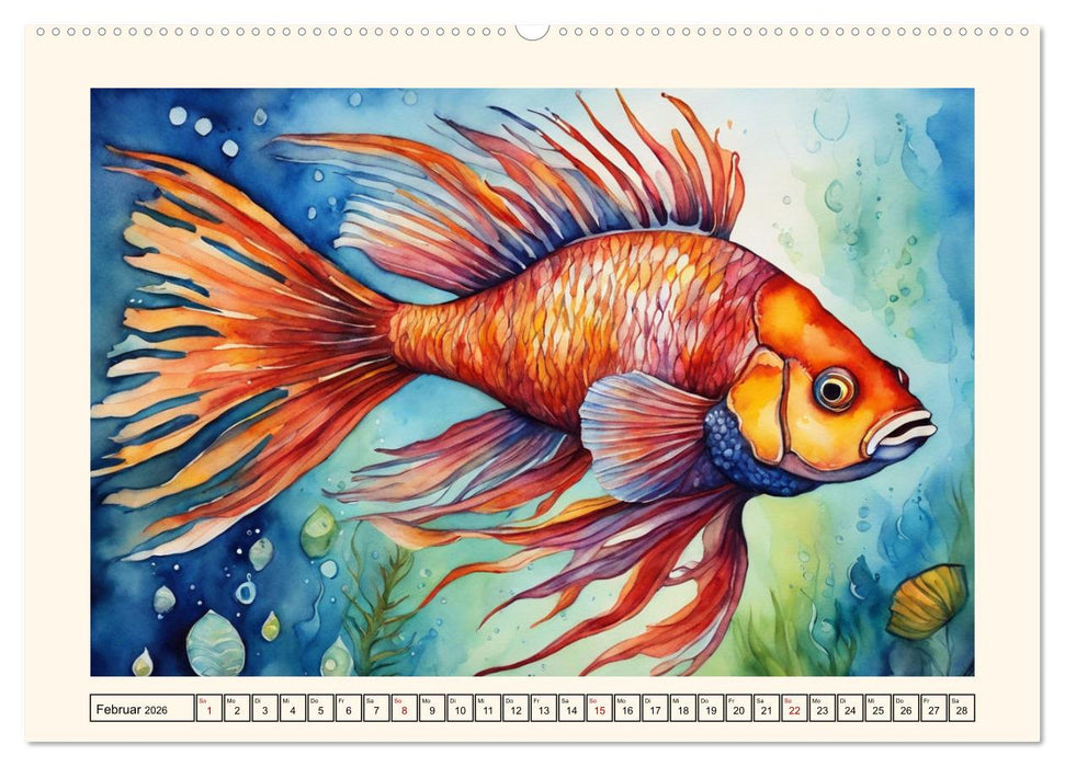 Geheimnisvolle Unterwasserwelten (CALVENDO Wandkalender 2026)