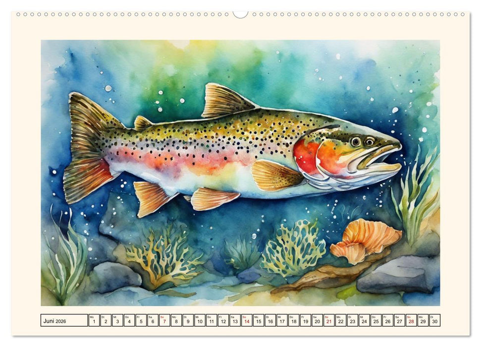 Geheimnisvolle Unterwasserwelten (CALVENDO Wandkalender 2026)