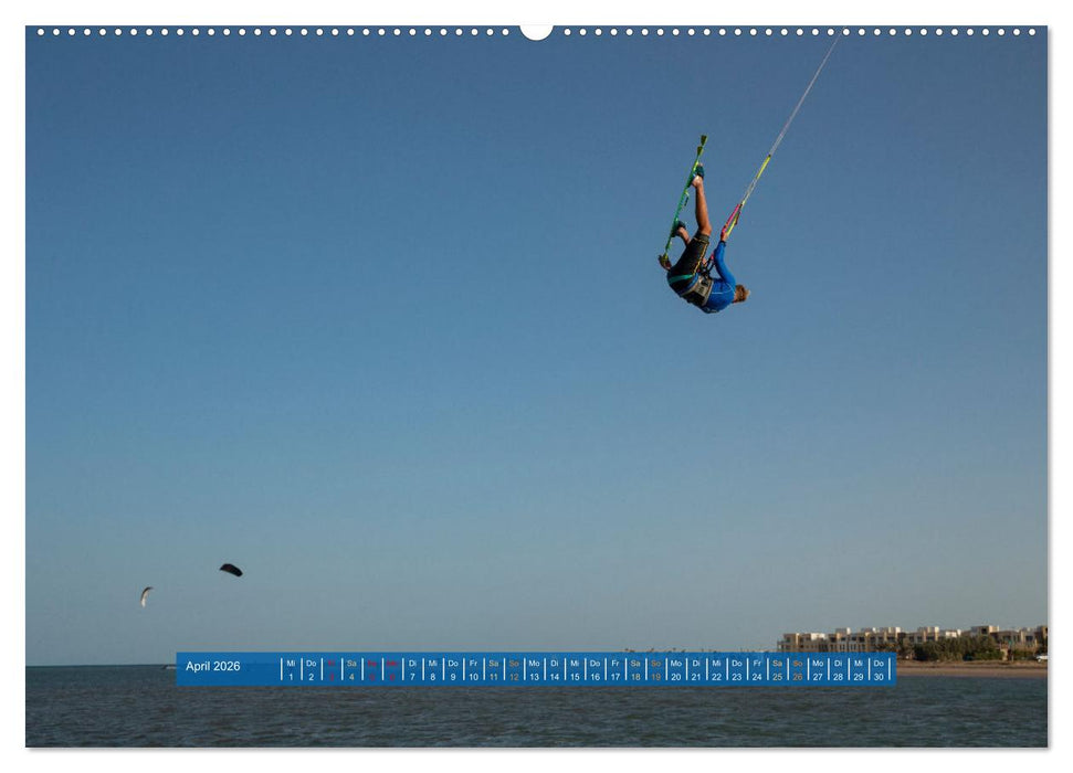 Kite Boarding El Gouna (CALVENDO Premium Wandkalender 2026)