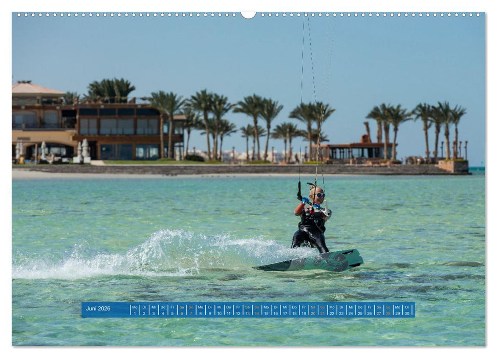 Kite Boarding El Gouna (CALVENDO Premium Wandkalender 2026)