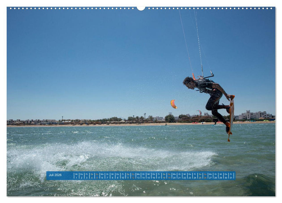 Kite Boarding El Gouna (CALVENDO Premium Wandkalender 2026)