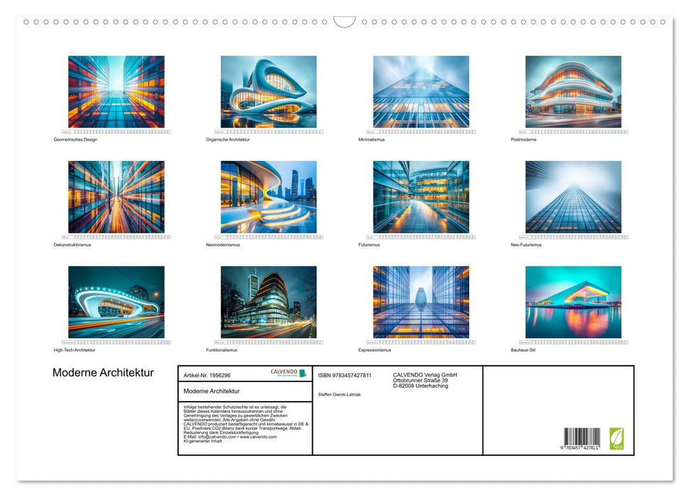 Moderne Architektur (CALVENDO Wandkalender 2026)