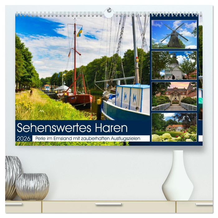 Sehenswertes Haren (CALVENDO Premium Wandkalender 2026)