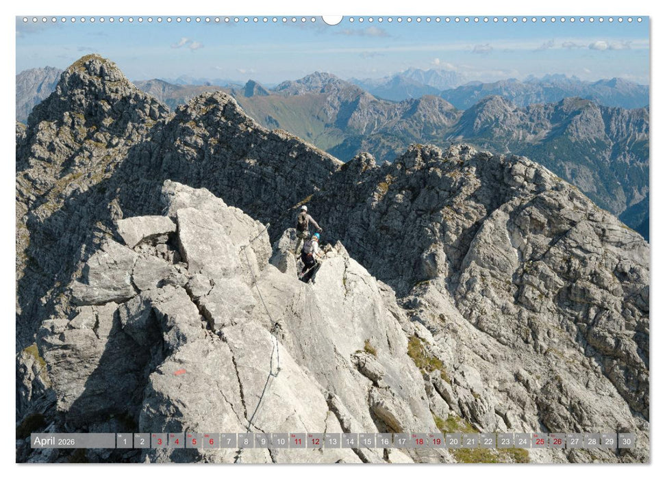 Via Ferratas - Klettersteige (CALVENDO Premium Wandkalender 2026)