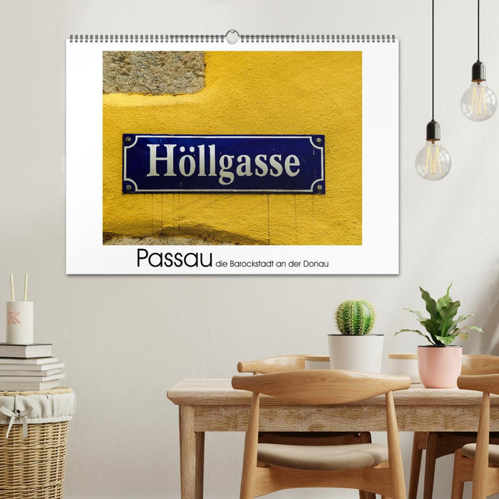 Passau die Barockstadt an der Donau (CALVENDO Wandkalender 2026)