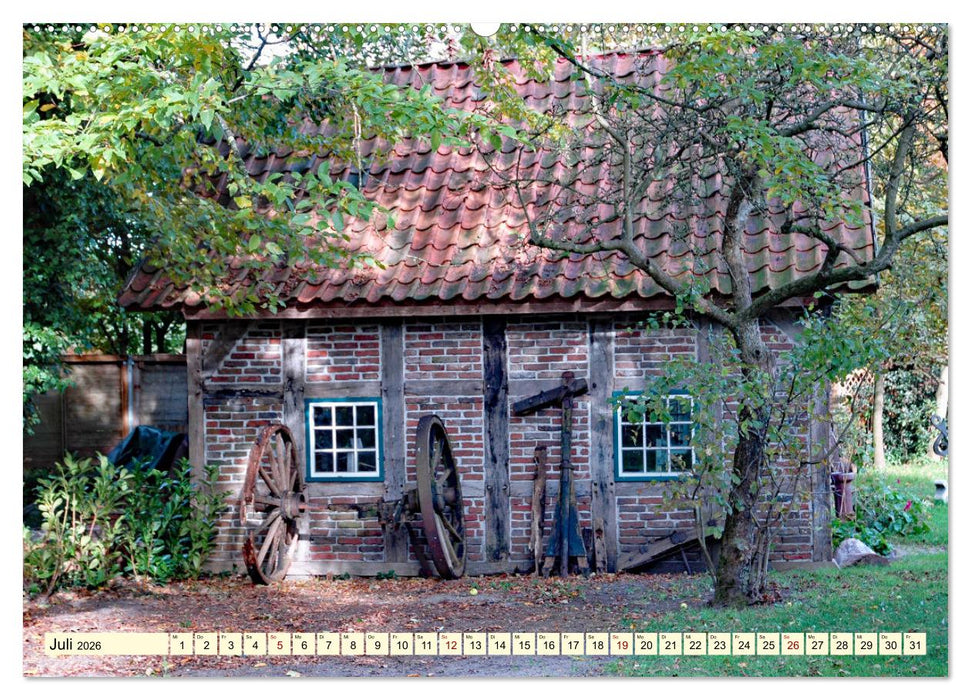 Bilderbuchdorf Wiefelstede (CALVENDO Premium Wandkalender 2026)