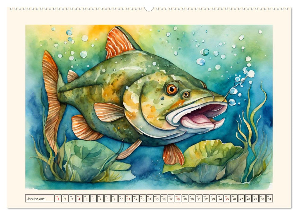 Geheimnisvolle Unterwasserwelten (CALVENDO Premium Wandkalender 2026)