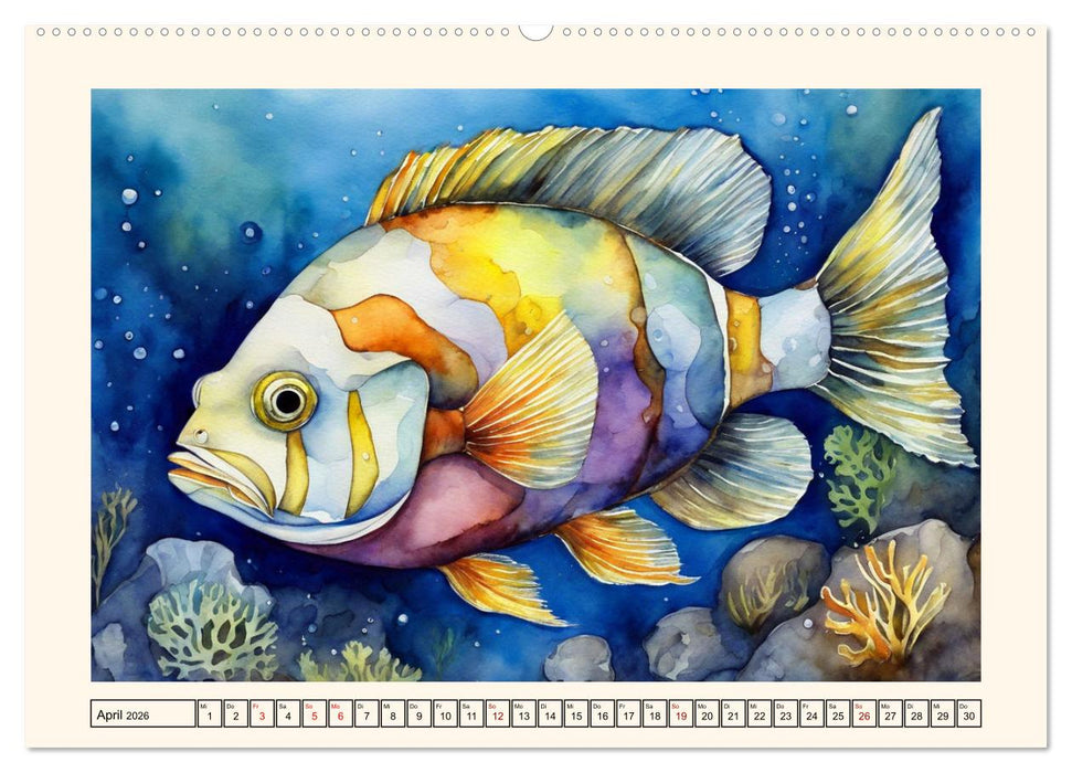 Geheimnisvolle Unterwasserwelten (CALVENDO Premium Wandkalender 2026)