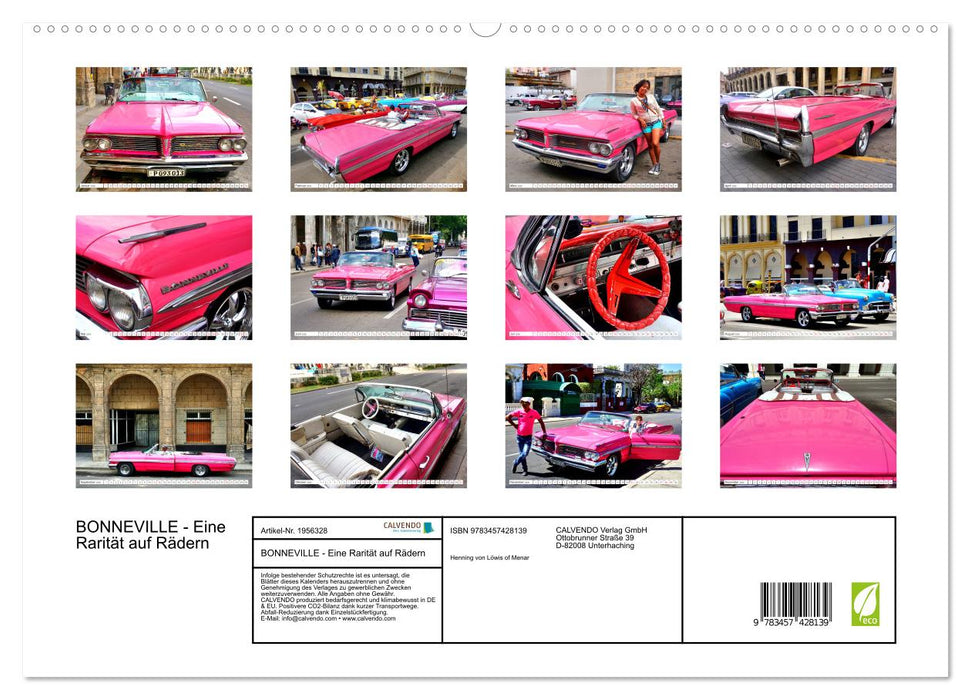 BONNEVILLE - Eine Rarität auf Rädern (CALVENDO Premium Wandkalender 2026)