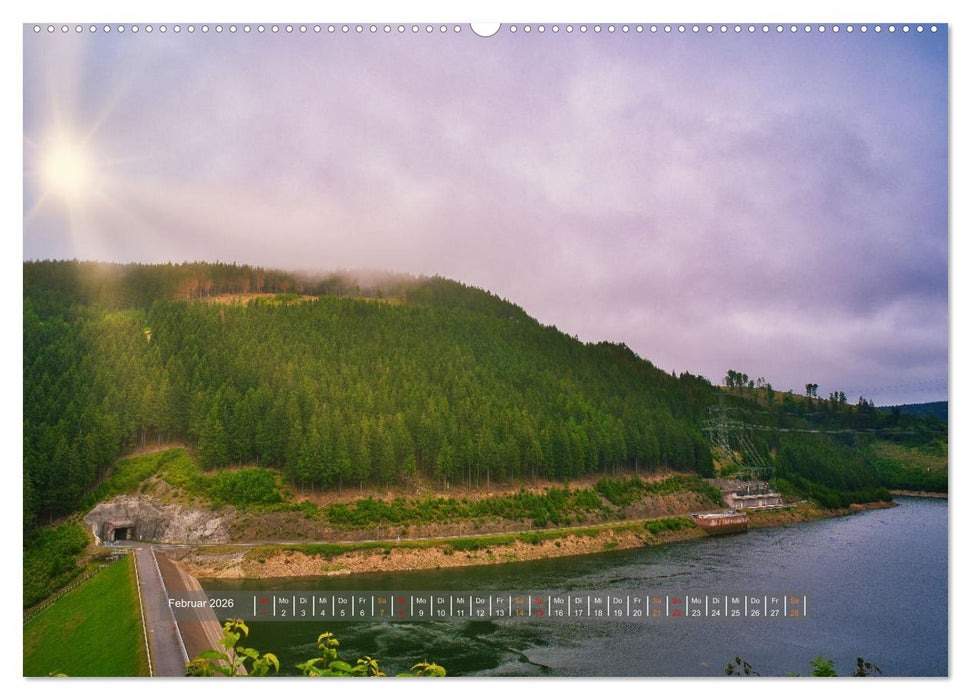 Gewässer in Südthüringen (CALVENDO Premium Wandkalender 2026)