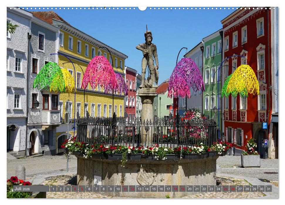 Ausflug Schärding (CALVENDO Premium Wandkalender 2026)