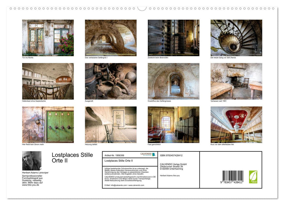 Lostplaces Stille Orte II (CALVENDO Premium Wandkalender 2026)